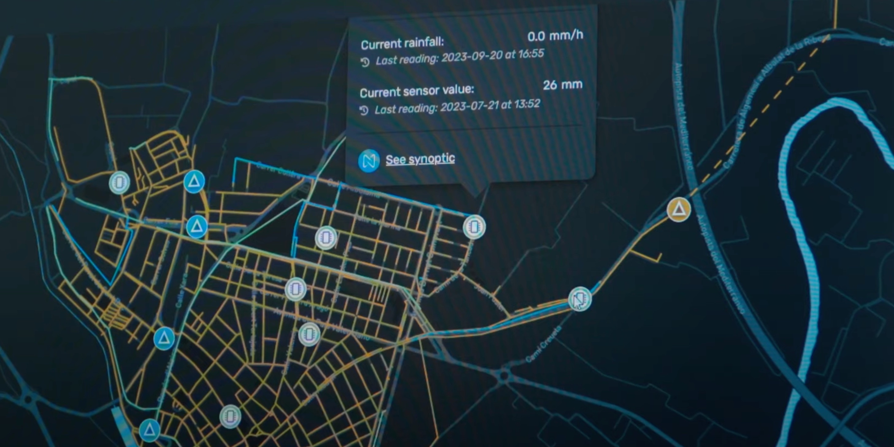 Xylem Vue's combined sewer overflow management dashboard