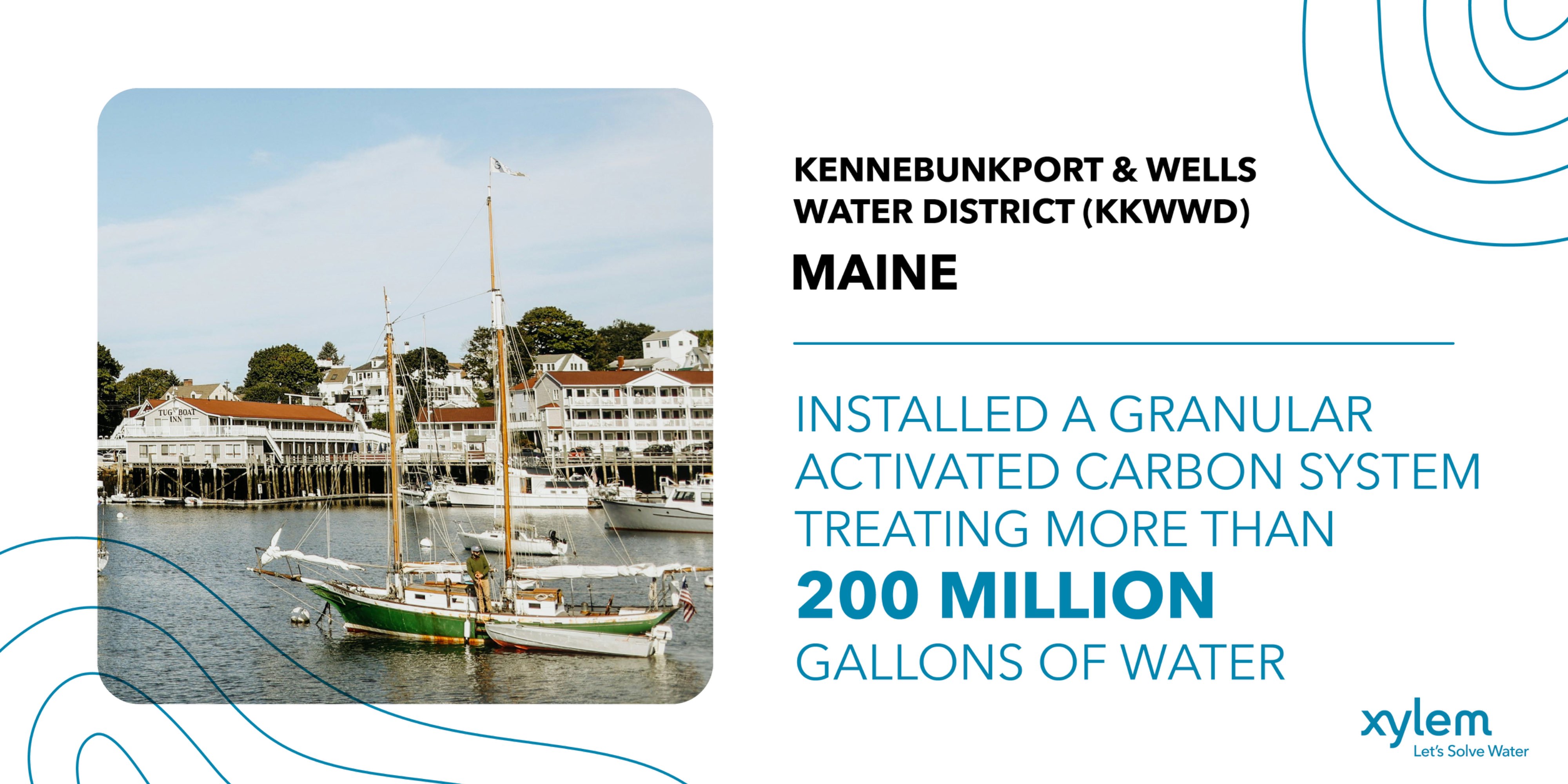 Kennebunkport and Wells Water District, Maine PFAS treatment