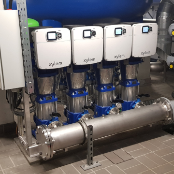 Innovative pumping solution saves energy, expense and space for Großostheim, Germany