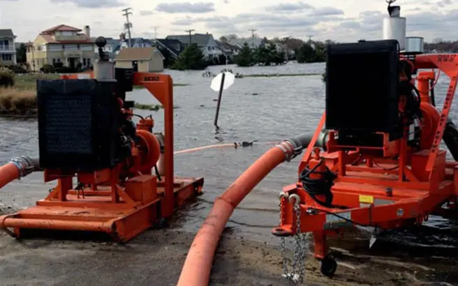 Regenwasser und Hochwasser